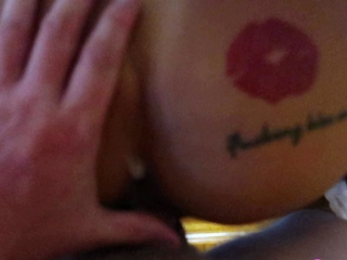 Big ass amateur blonde fucking POV in public