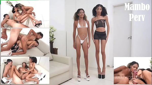 2 very slim Brazilians cuties, OB Honey & Karina Rose fucked by very huge cock (Anal, 1on2 – MFF, ATOGM, 1.90m tall g …