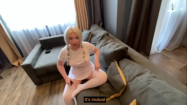 Blonde with big ass is so hot! Amateur POV