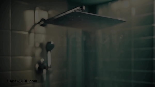 Smoldering Brunette Beauty took a shower