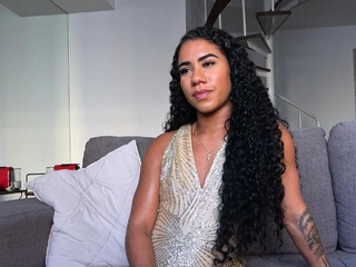 Sexy Brazilian mounts a huge white cock