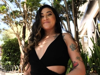 Latina amateur picked up and ass fucked