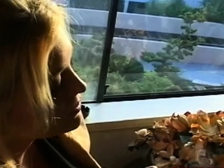 Mesmerizing chick is showing her cave and ass