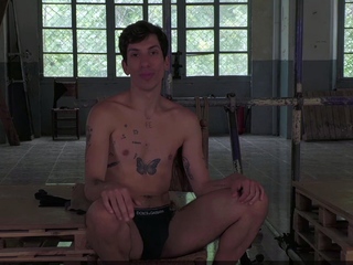 DILF Torments His Bound Newbie Twink