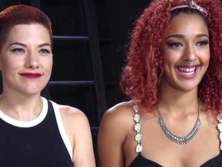 Spreadeagle sub bitch gets humiliated