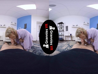 Lapdance and blowjob made by BIG boobs blonde