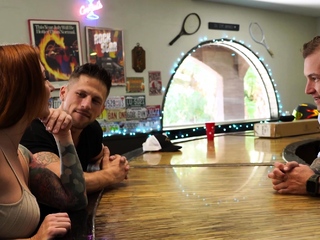 Amateur hardcore bisexual threesome