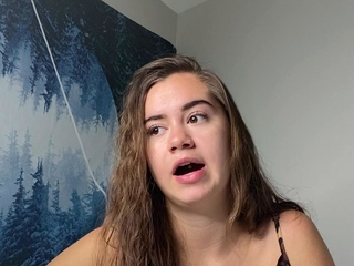 Curly Blonde Teen Records Solo Dildo Masturbation More at