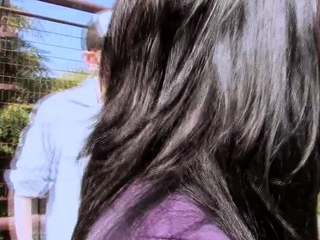 Cute sympatic british skinny brunette teen