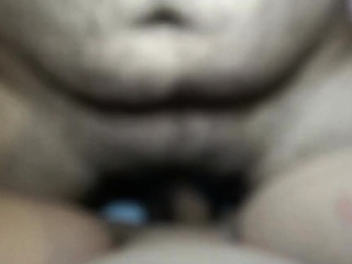 Tattooed BBW Girl Gives Creampie to Her Husband