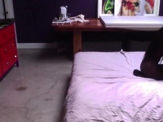 Slim ebony with hot pussy interracial sex
