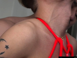 PETERFEVER Muscle God Hiroya Fucks Bound Kouya’s Horny Ass