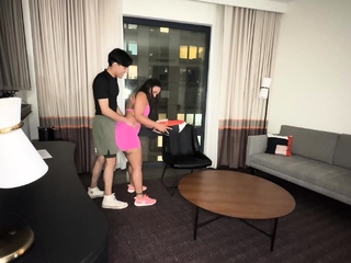 LABELLADX – MILF makes stepson’s friend CREAMPIE HER