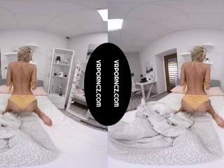 VR – Big black dildo in tight pussy