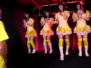 Asian schoolgirl enjoy group sex