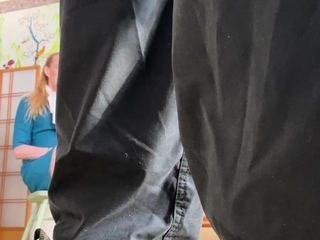 Sexy blonde Dara takes an old fat cock down her young throat