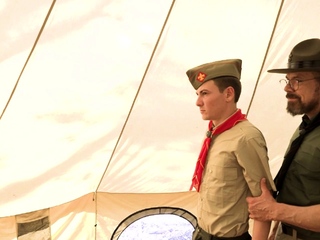 Scout takes it raw from two sexy DILFs