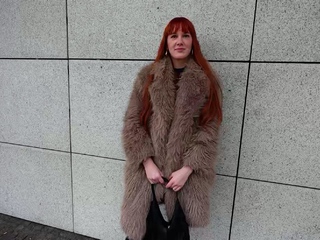 GERMAN SCOUT – Skinny Tall German Redhead Ginger Girl Soley