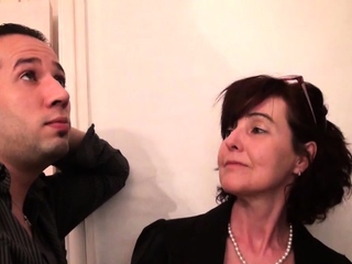 Worker Max Casanova anal fucks amateur granny Joyce Mifle