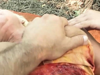 Big cock voyeur fucks hairy granny