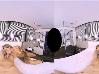 Real blonde amateur giving a POV blowjob