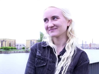 GERMAN SCOUT – Skinny blonde Teen Pickup for Casting Fuck