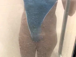 Amateur striptease and Solo masturbation