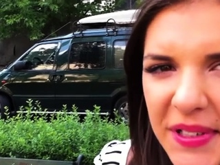 Engaging Henessy gets shaved poon tang slammed