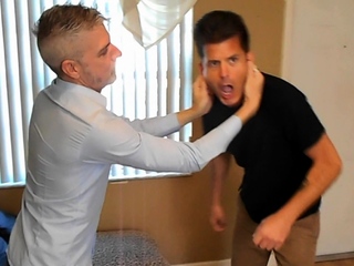 Jeff Drizzle and Richard Lennox Argues Through Ear Pulling