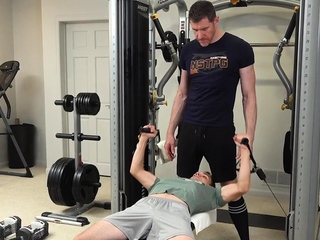 Petite twunk seduced by hunky jock