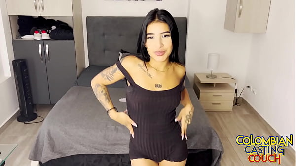 Tiny Latina Ciara Ivy’s First Time – Skinny Colombian Babe Rides Raw