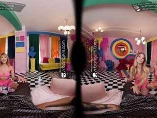 VR Bangers Hot Asian Threesome VR Porn